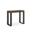Consolle tavolo allungabile 90x40-300cm design legno metallo Tecno Noix Vendita