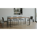 Consolle tavolo allungabile 90x40-300cm design legno metallo Tecno Noix Saldi