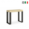 Consolle tavolo da pranzo design allungabile 90x40-300cm legno Tecno Nature Offerta