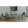 Consolle tavolo da pranzo design allungabile 90x40-300cm legno Tecno Nature Saldi
