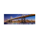 Quadro stampa in alta risoluzione città ponte 120x40cm Hello San Francisco Vendita