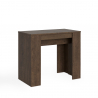 Consolle design allungabile 90x48-204cm tavolo da pranzo legno Basic Small Noix Offerta
