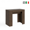 Consolle design allungabile 90x48-204cm tavolo da pranzo legno Basic Small Noix Vendita