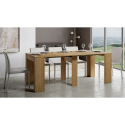 Consolle design allungabile 90x42-302cm tavolo da pranzo legno Modem Oak Saldi