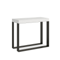 Consolle design bianco moderno allungabile 90x40-300cm tavolo da pranzo Elettra Offerta