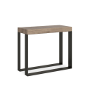 Consolle allungabile 90x40-300cm tavolo da pranzo legno moderno Elettra Oak Offerta