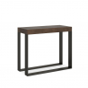 Consolle allungabile 90x40-300cm tavolo da pranzo legno moderno Elettra Noix Offerta