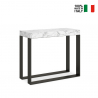 Consolle ingresso marmo allungabile 90x40-300cm tavolo da pranzo Elettra Marble Vendita