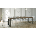 Consolle tavolo sala da pranzo allungabile 90x40-300cm legno Elettra Fir Sconti
