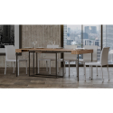 Consolle allungabile 90x40-300cm tavolo design moderno scandinavo Nordica Oak Saldi
