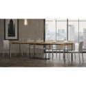 Consolle allungabile 90x40-300cm tavolo design moderno scandinavo Nordica Oak Sconti