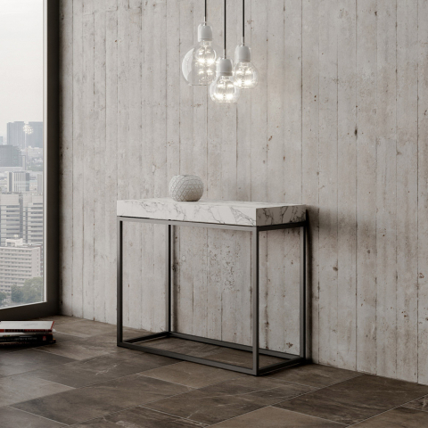 Consolle design allungabile marmo 90x40-300cm tavolo design Nordica Marble