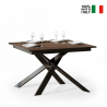 Tavolo da pranzo design allungabile 90x120-180cm moderno legno Ganty Wood Vendita