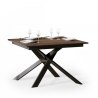 Tavolo da pranzo design allungabile 90x120-180cm moderno legno Ganty Wood Offerta