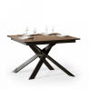 Tavolo da pranzo 90x120-180cm moderno allungabile legno Ganty Oak Offerta