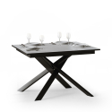 Tavolo allungabile bianco 90x120-180cm cucina sala da pranzo Ganty White Offerta
