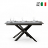 Tavolo da pranzo allungabile 90x160-220cm design moderno bianco Ganty Long Vendita