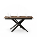 Tavolo da pranzo 90x160-220cm moderno allungabile legno Ganty Long Oak Offerta