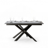 Tavolo da pranzo allungabile 90x160-220cm design moderno marmo Ganty Long Marble Offerta