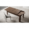 Tavolo da pranzo design allungabile 90x120-180cm legno moderno Bibi Wood Sconti