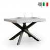 Tavolo da pranzo allungabile 90x130-234cm design moderno bianco Volantis Vendita