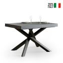 Tavolo da pranzo cucina allungabile grigio 90x130-234cm Volantis Concrete Vendita