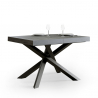 Tavolo da pranzo cucina allungabile grigio 90x130-234cm Volantis Concrete Offerta