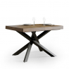 Tavolo da pranzo 90x130-234cm moderno allungabile legno Volantis Noix Offerta