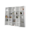 Libreria a parete bianco design moderno soggiorno ufficio Trek 5 Offerta