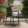 Sedie Poltrona Poly Rattan Braccioli per Giardino Bar Ristorante Boheme Grand Soleil Caratteristiche