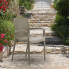 Sedie Poltrona Poly Rattan Braccioli per Giardino Bar Ristorante Boheme Grand Soleil Catalogo