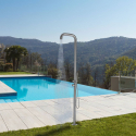 Colonna doccia giardino piscina esterno miscelatore soffione doccetta Chia