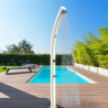 Doccia esterna solare 25 litri giardino piscine miscelatore lavapiedi Emi Vendita