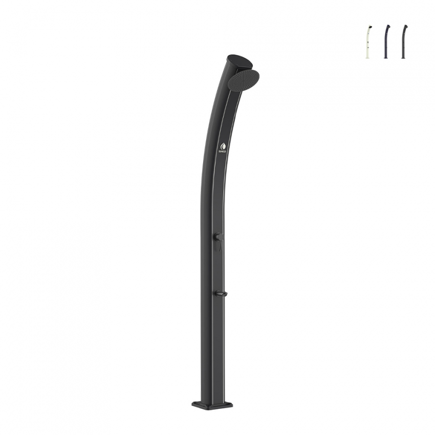 Doccia solare 35 litri esterno giardino piscine miscelatore lavapiedi Dafne Doccia solare 35 litri esterno giardino piscine miscelatore lavapiedi Dafne