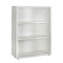 Libreria bassa bianca legno 3 ripiani regolabili in altezza Easyread Offerta