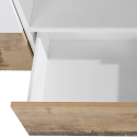 Mobile porta TV 260x43cm parete soggiorno moderno legno bianco More Wood Scelta