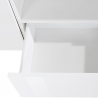 Mobile porta TV moderno 260x43cm parete soggiorno bianco lucido More Scelta