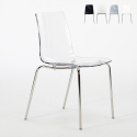 Sedie bar cucina gambe acciaio impilabile Lollipop Grand Soleil Modello