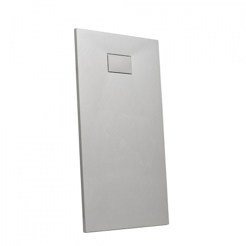 Piatto doccia filo pavimento resina rettangolare 160x70 Stone grigio II scelta