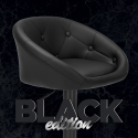 Sgabello bar cucina girevole design moderno nero Tucson Black Edition Offerta