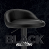 Sgabello da bar alto design nero moderno cucina Baltimora Black Edition Offerta