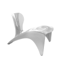 Poltrona bassa sedia design soggiorno moderno interno esterno Isetta Slide