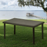 Tavolo Poly rattan rettangolare 150x90 Grand Soleil Boheme Scelta