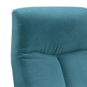 Poltrona relax moderna reclinabile design girevole poggiapiedi Marianna
