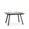 Tavolo da pranzo allungabile 90x120-180cm design moderno Mirhi Marble Offerta