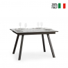 Tavolo da pranzo allungabile 90x120-180cm design moderno Mirhi Marble Vendita