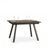 Tavolo da pranzo legno cucina allungabile 90x120-180cm design Mirhi Noix Offerta