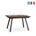 Tavolo da pranzo legno cucina allungabile 90x120-180cm design Mirhi Noix Vendita