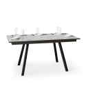 Tavolo da pranzo allungabile 90x160-220cm design moderno Mirhi Long Marble Offerta