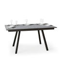 Tavolo da pranzo allungabile grigio 90x160-220cm Mirhi Long Concrete Offerta
